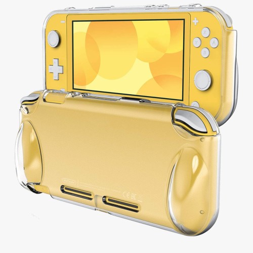 JETech Protective Case for Nintendo Switch Lite 2019, Grip Cover with Shock-Absorption and Anti-Scratch Design, HD Clear